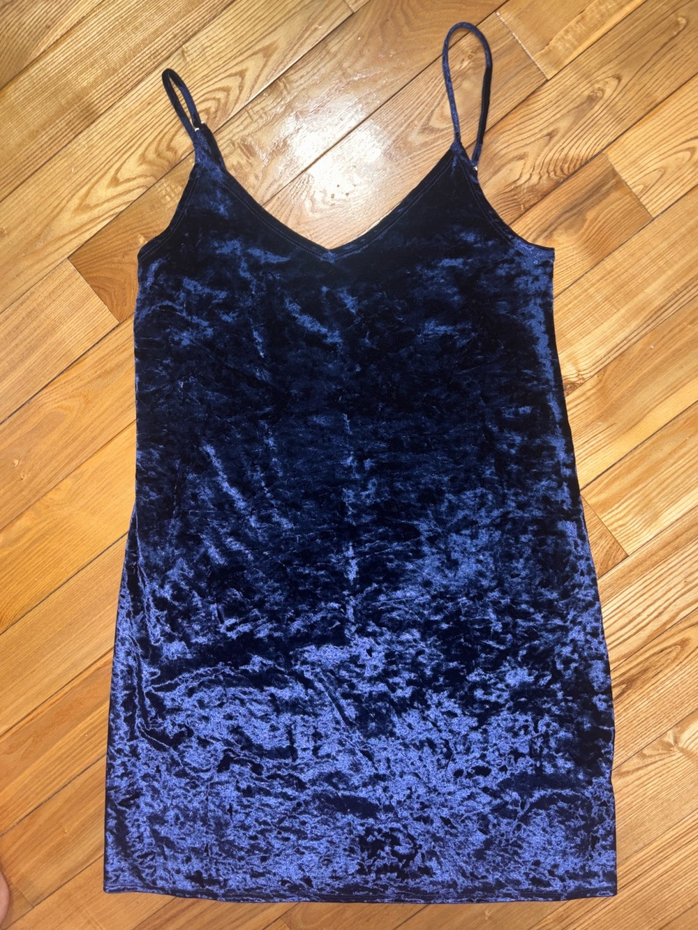 Hollister Navy Slip Dress with Spaghetti Straps